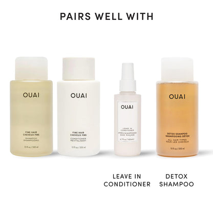 OUAI Fine Hair Wash and Conditioner Duo - Spa-Style Self-Care Ritual for the Home Bath Sanctuary