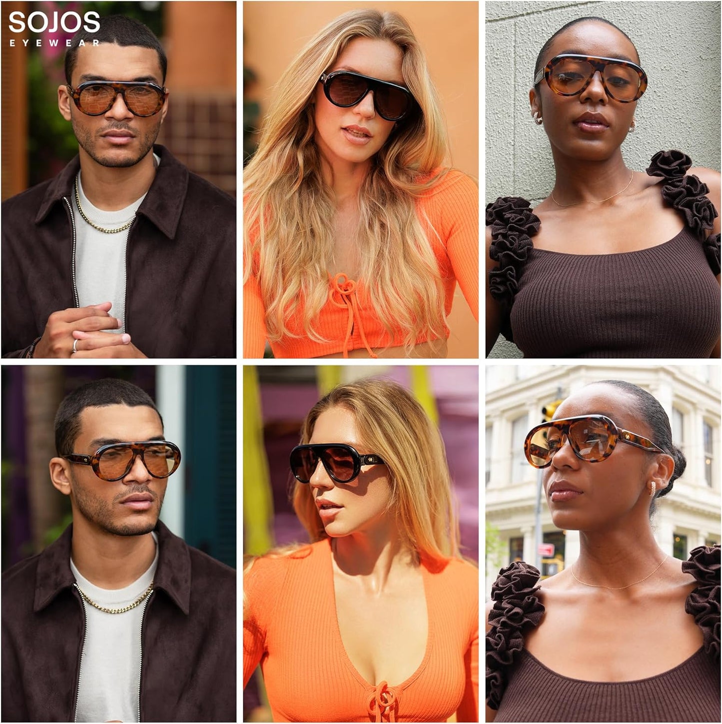 oversized aviator frame fit in 57mm lens width