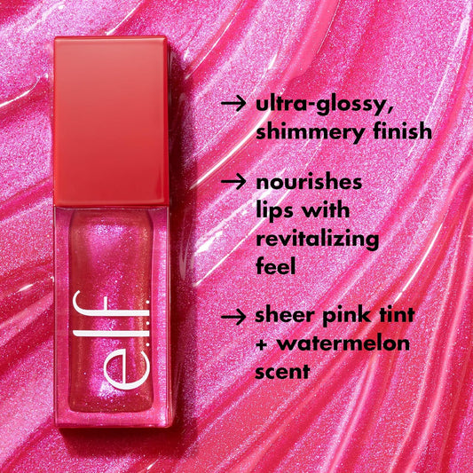 oversized plush applicator that glides nourishing fruit oils across lips in one pass