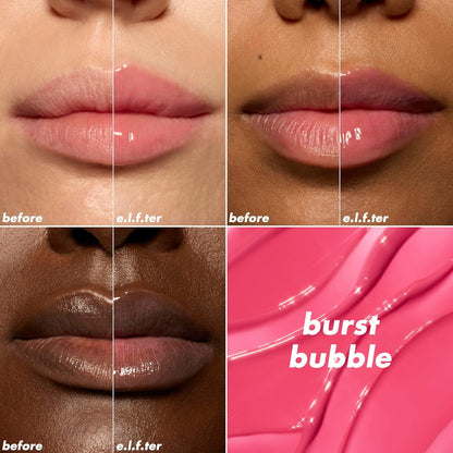 oversized plush cushion applicator that hugs lip contours for one-swipe, even coverage