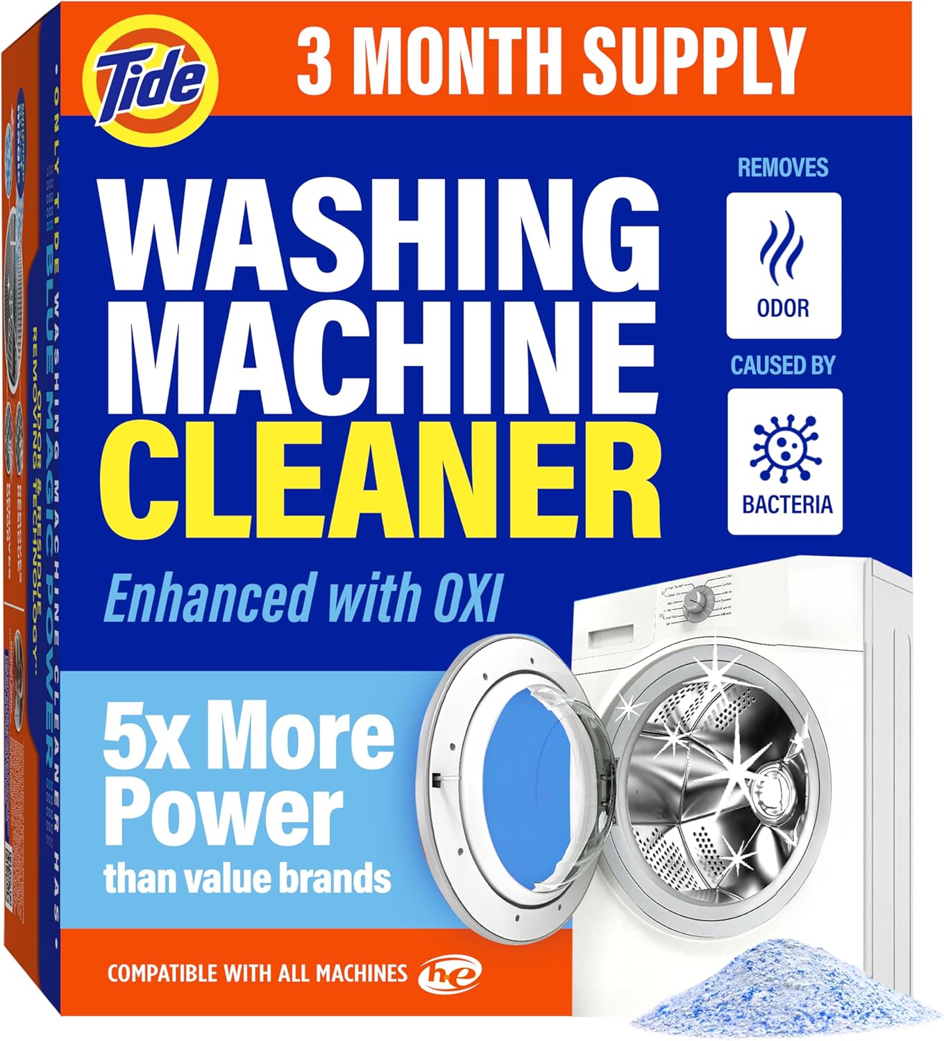oxi + taed cleaning formula delivering over 20% boosted cleaning action