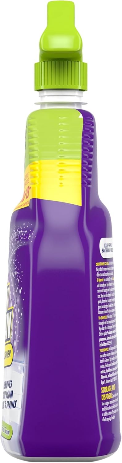 OxiClean Bathroom Cleaner, Shower, Tub & Tile — One-Spray Disinfect and Clean for Busy Professionals, 32 oz