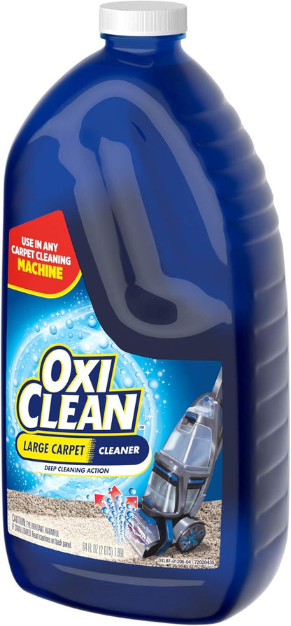 OxiClean Large Carpet Cleaner – Stripped-Down Wall-to-Wall Refresh for Clutter-Free Living Rooms, 64 fl oz