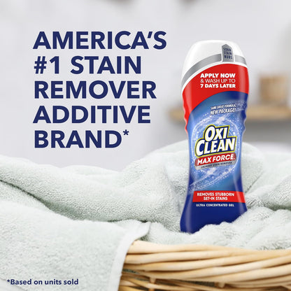 OxiClean Max Force Gel Stick – Single-Product Stain Remover for Clutter-Free Laundry Room Counters
