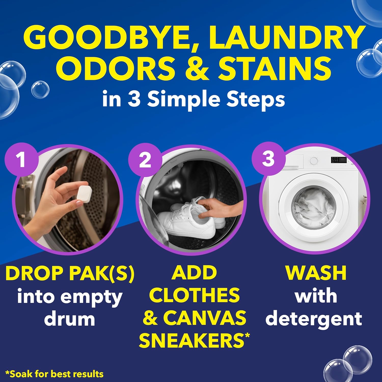 OxiClean Odor Blasters Power Paks – Mud and Grass Stain Remover for Camping and Hiking Gear, 24 Ct