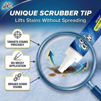 OxiClean On The Go Stain Remover Pen – Patio Brunch Stain Lifter for Outdoor Dining, No Rinsing Required Until Laundry