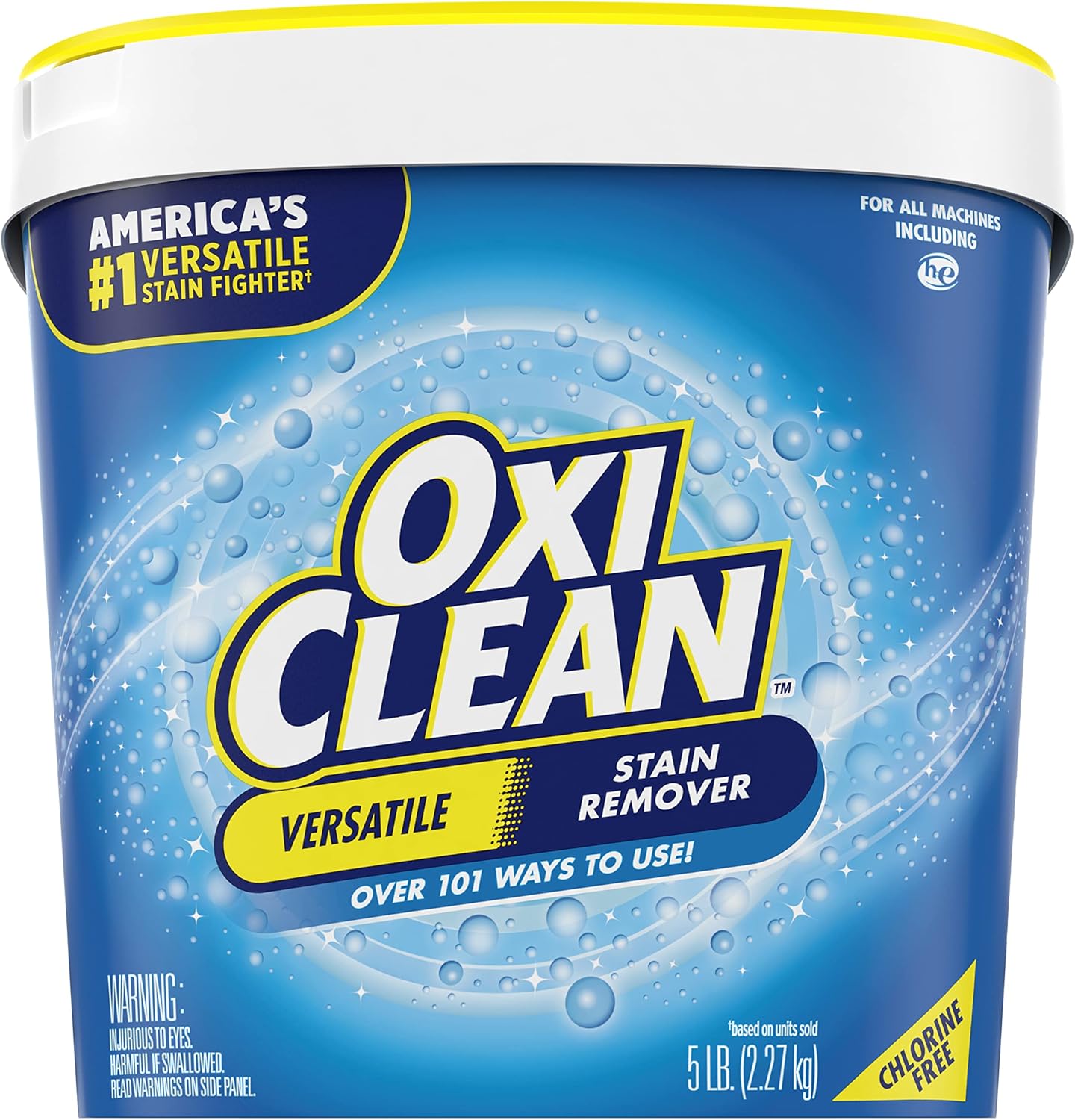 OxiClean Versatile Stain Remover Powder, 5 lb – Practical Housewarming Gift for New Homeowners and Renters
