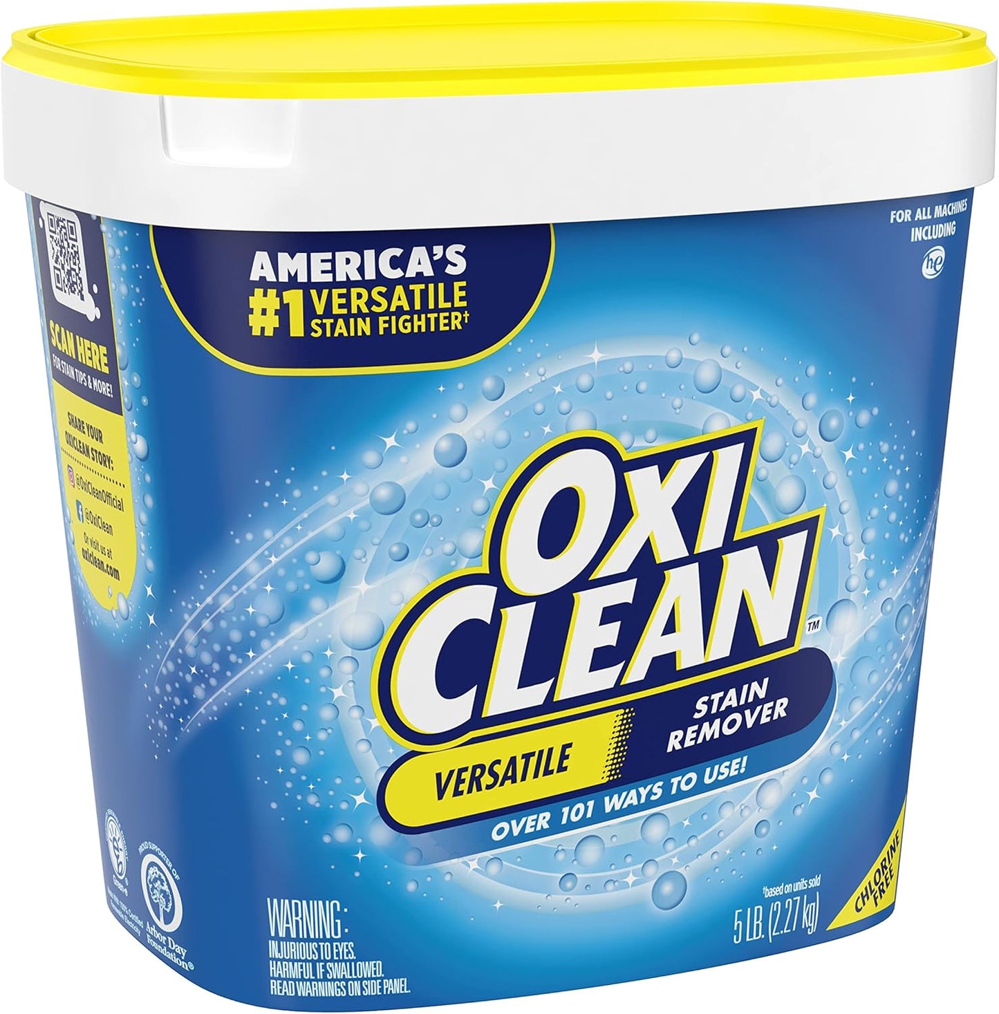 OxiClean Versatile Stain Remover Powder, 5 lb – Practical Housewarming Gift for New Homeowners and Renters