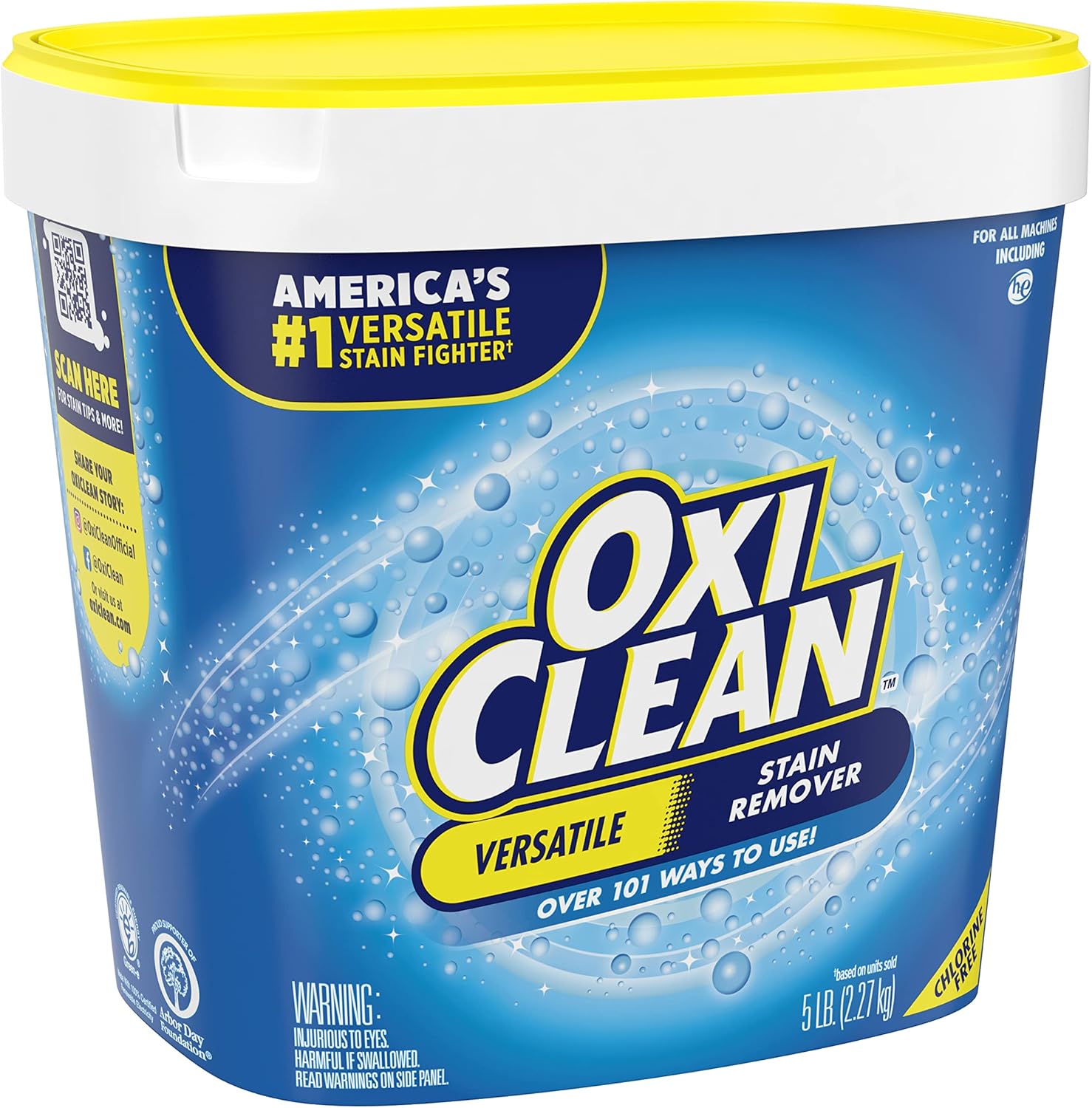 OxiClean Versatile Stain Remover Powder, 5 lb – Practical Housewarming Gift for New Homeowners and Renters