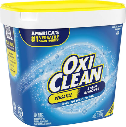 OxiClean Versatile Stain Remover Powder, 5 lb – Practical Housewarming Gift for New Homeowners and Renters