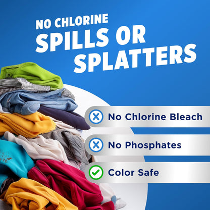 OxiClean White Revive Oxygen Bleach for Bedroom Linen Closet Care, Restores Yellowed Sheets and Towels