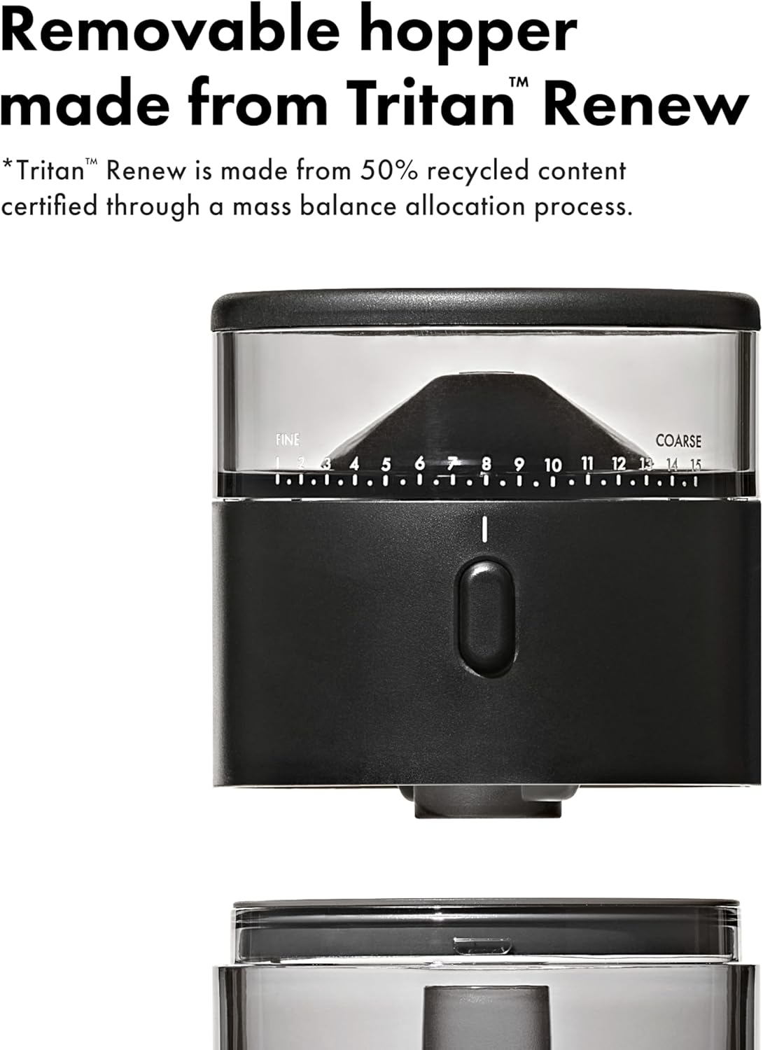 OXO Brew Compact Conical Burr Coffee Grinder – Thoughtful Birthday Gift for Coffee Lovers, Tidy Countertop Brewing