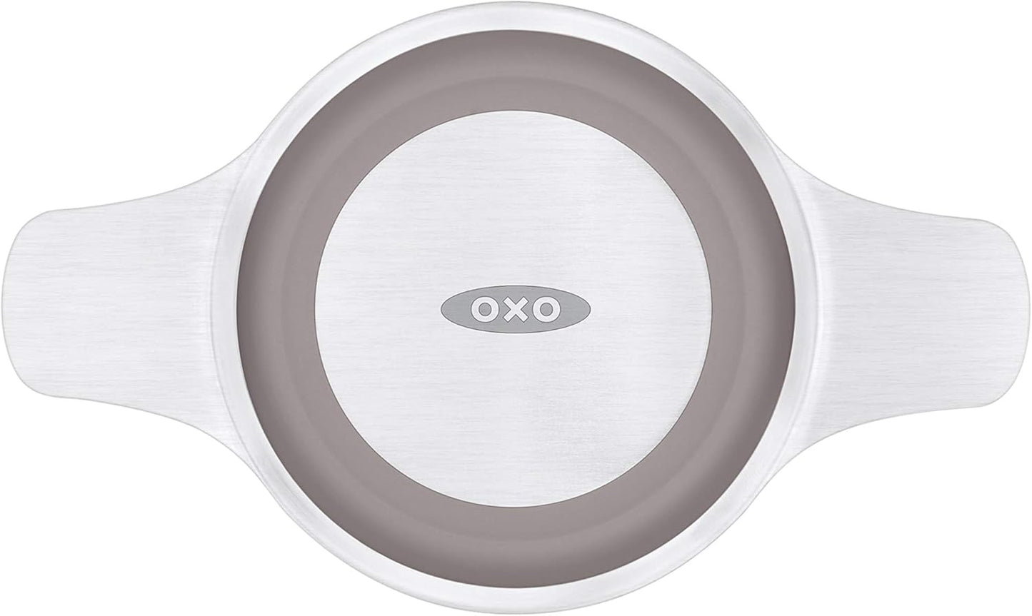 OXO Brew Tea Infuser Basket – Simple Stainless Steel Brewing Tool for Intentional, Less-Is-More Homes