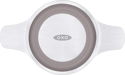 OXO Brew Tea Infuser Basket – Simple Stainless Steel Brewing Tool for Intentional, Less-Is-More Homes