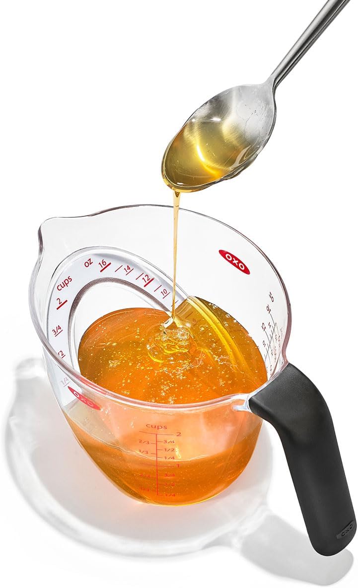 OXO Good Grips 2 Cup Angled Measuring Cup – BPA-Free, Food-Safe Materials for Worry-Free Cooking
