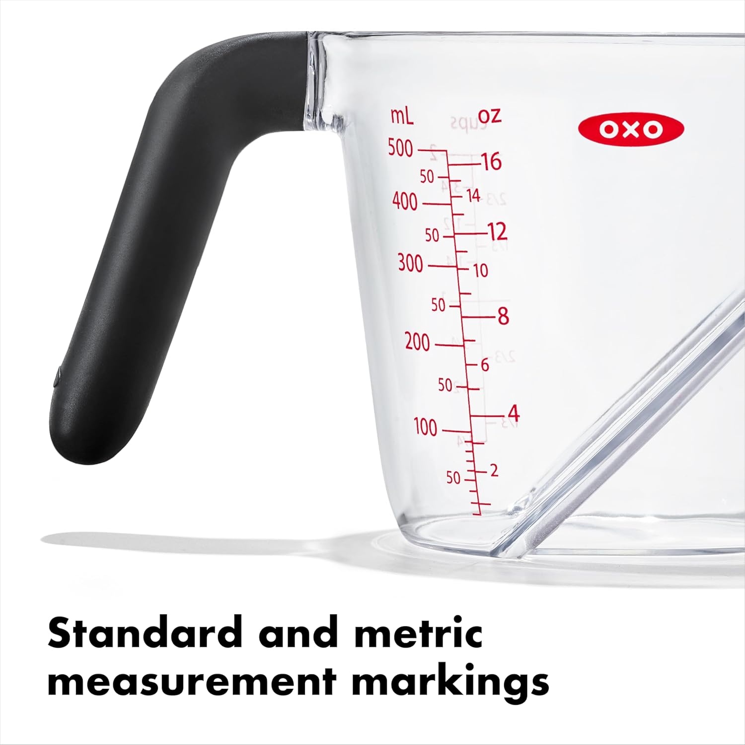 OXO Good Grips 2 Cup Angled Measuring Cup – BPA-Free, Food-Safe Materials for Worry-Free Cooking