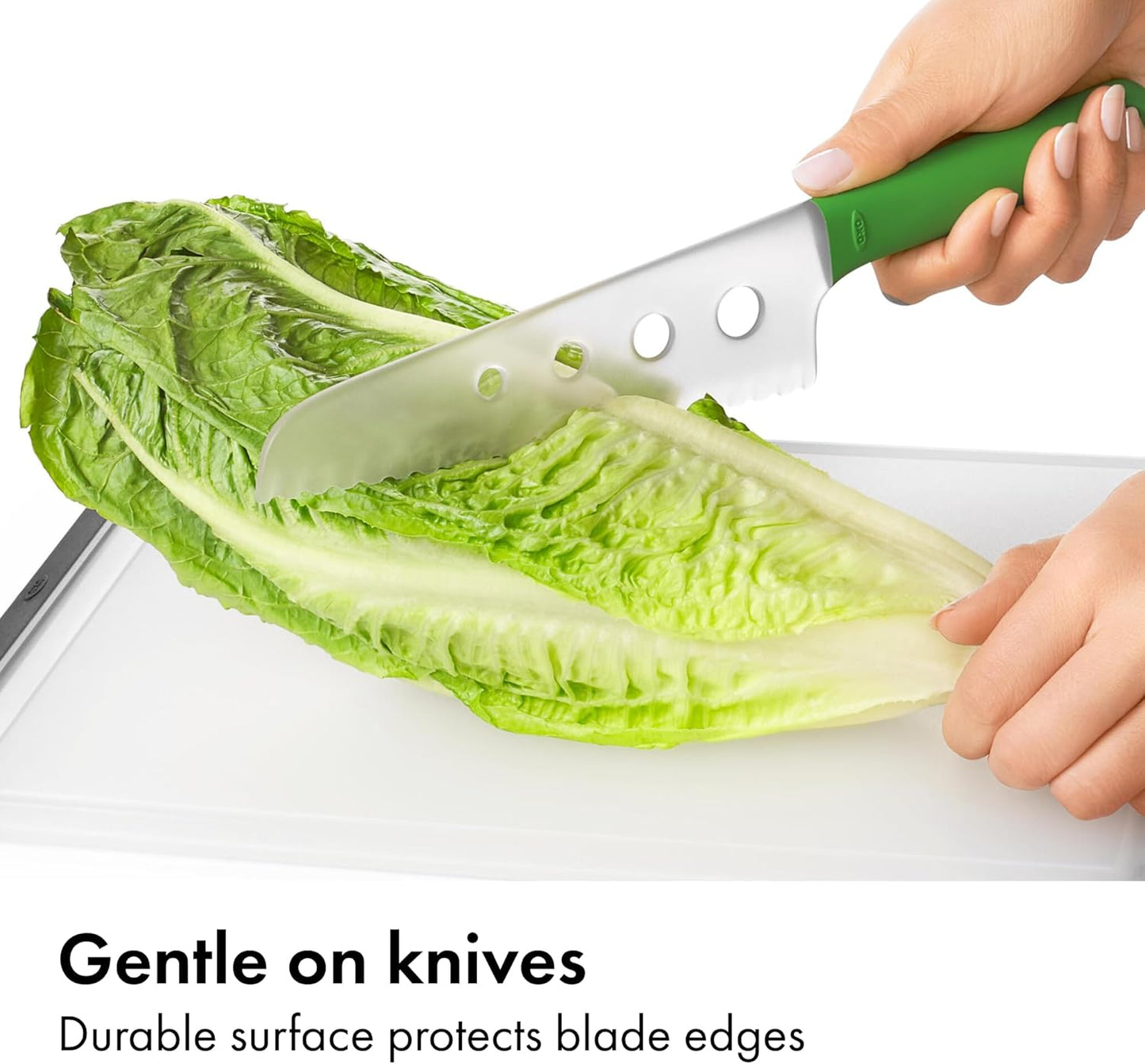 OXO Good Grips Cutting Board Set, Two Neutral-Toned Boards for a Streamlined Small Kitchen Setup