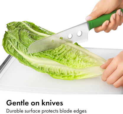 OXO Good Grips Cutting Board Set, Two Neutral-Toned Boards for a Streamlined Small Kitchen Setup