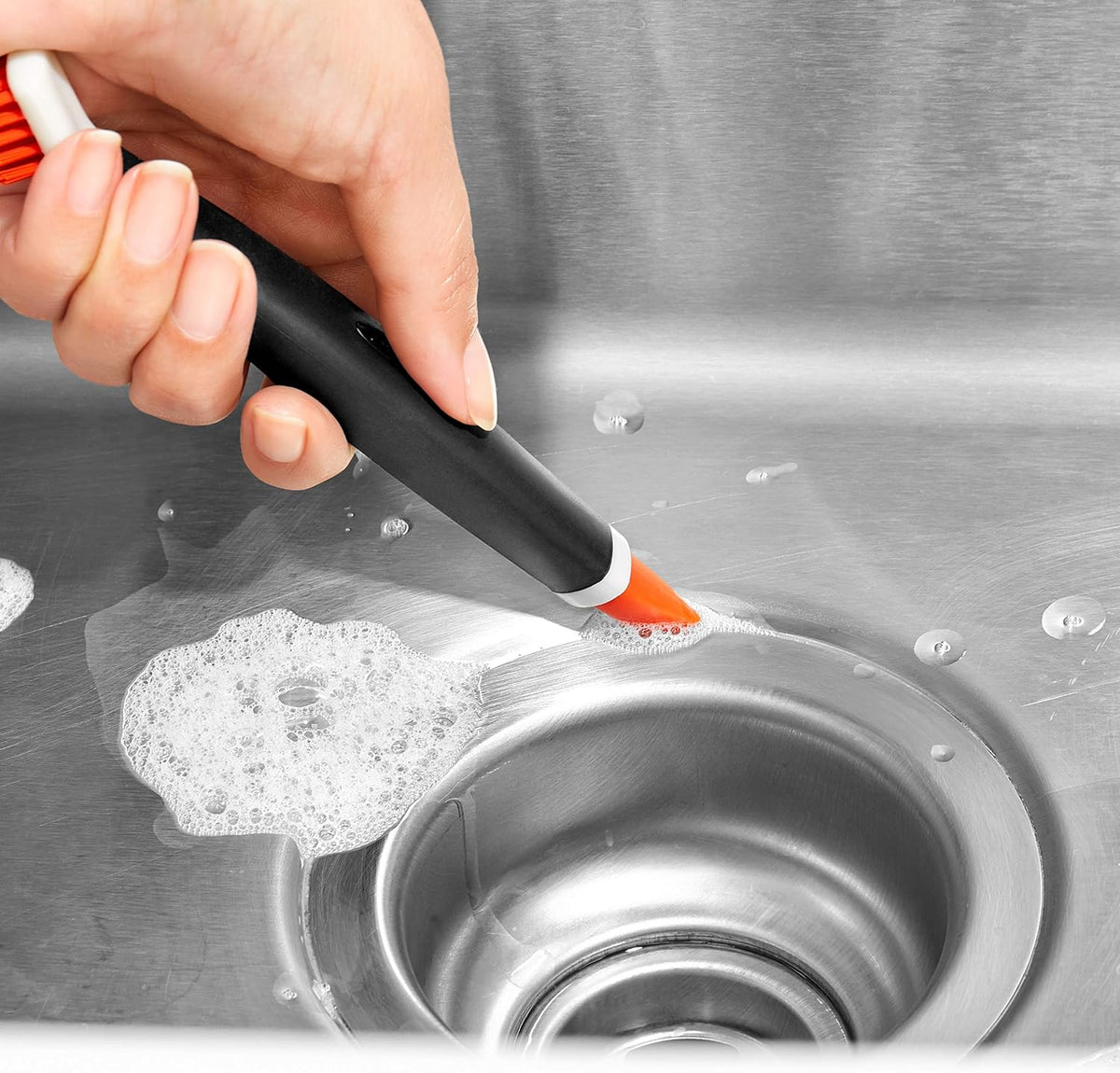 OXO Good Grips Deep Clean Brush Set – Comfortable Grip Brush for Stress-Free Weekend Deep Cleans