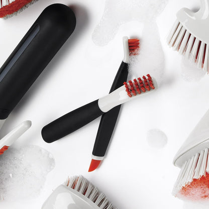 OXO Good Grips Deep Clean Brush Set – Comfortable Grip Brush for Stress-Free Weekend Deep Cleans