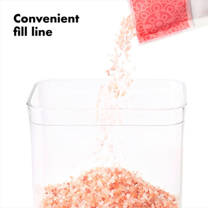 OXO Good Grips Pop Container 4.4 Qt – Push-Button Dry Goods Bin for Streamlined Cooking Workflow