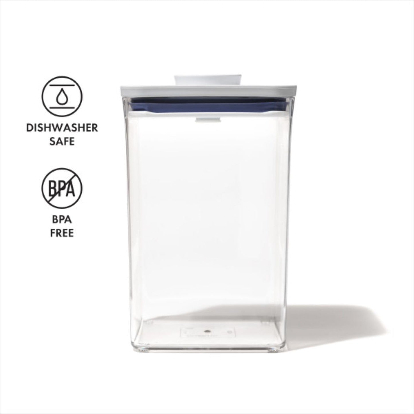 OXO Good Grips Pop Container 4.4 Qt – Push-Button Dry Goods Bin for Streamlined Cooking Workflow