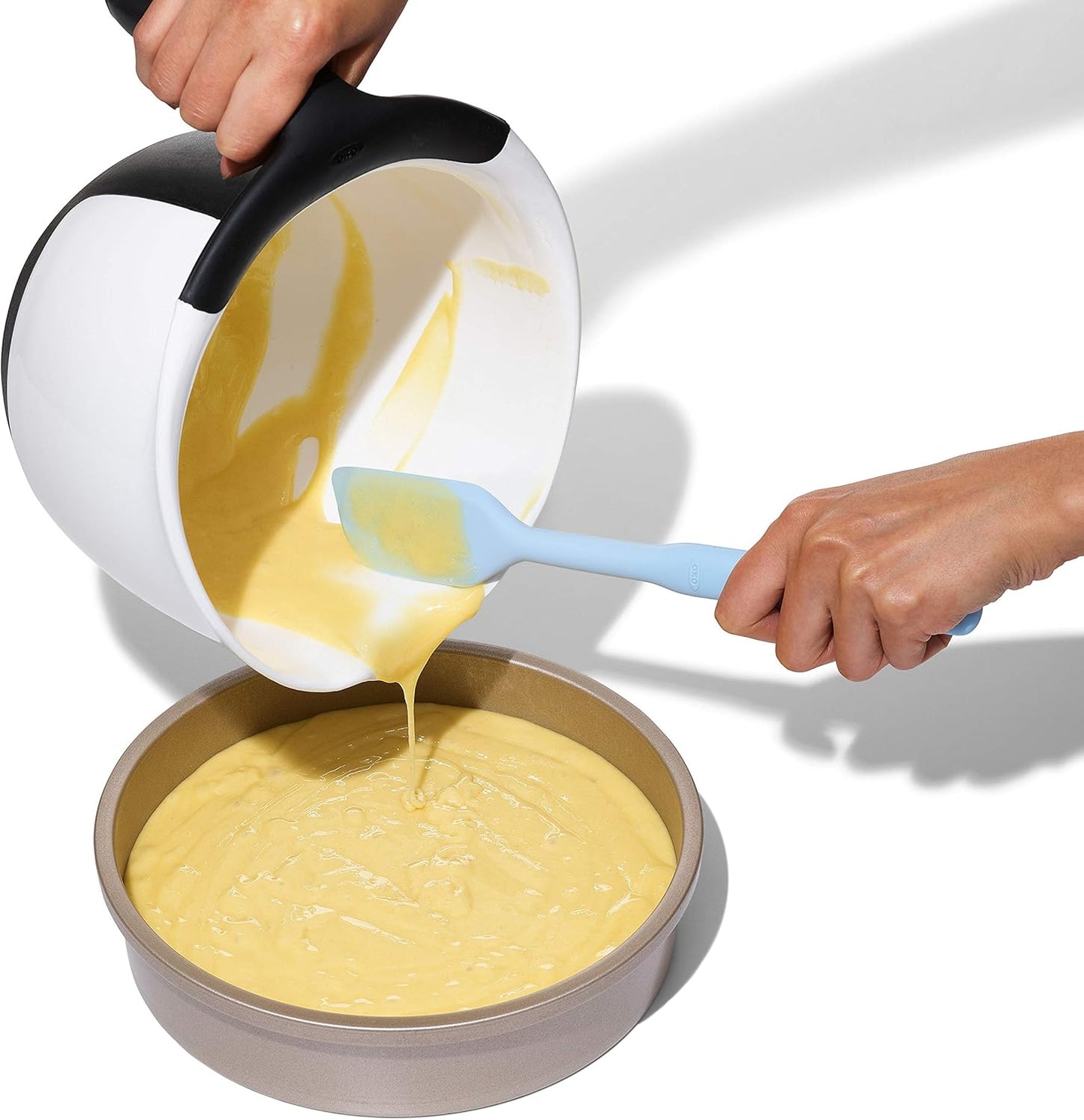 OXO Good Grips Silicone Spatula Trio – Work-Smart Kitchen Set for Faster Meal Prep and Baking Sessions