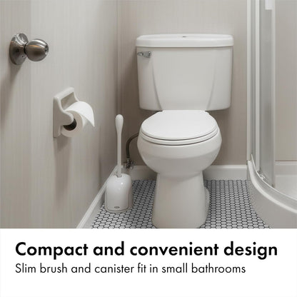 OXO Good Grips Toilet Brush with Auto-Close Door – Kid and Pet Friendly Bathroom Sanitation Tool