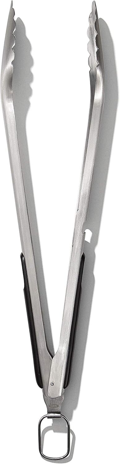 OXO Stainless Steel Grilling Set – Two Essential Tools in One Set for Faster Backyard Meal Prep