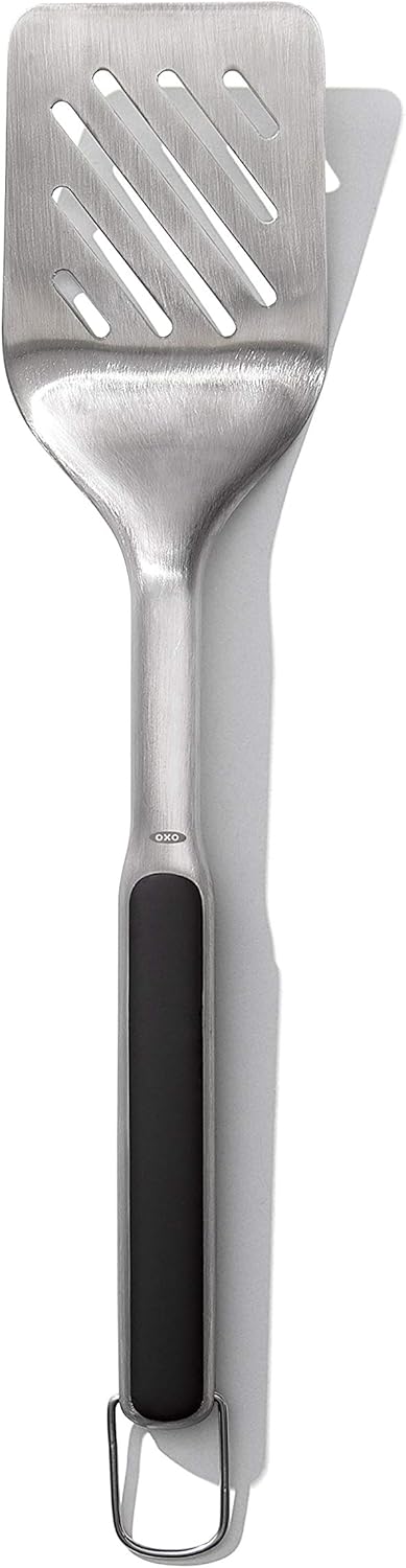 OXO Stainless Steel Grilling Set – Two Essential Tools in One Set for Faster Backyard Meal Prep