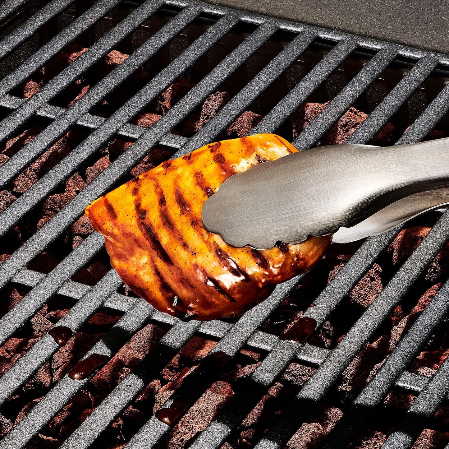 OXO Stainless Steel Grilling Set – Two Essential Tools in One Set for Faster Backyard Meal Prep
