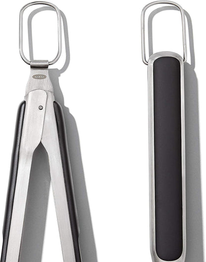 OXO Stainless Steel Grilling Set – Two Essential Tools in One Set for Faster Backyard Meal Prep