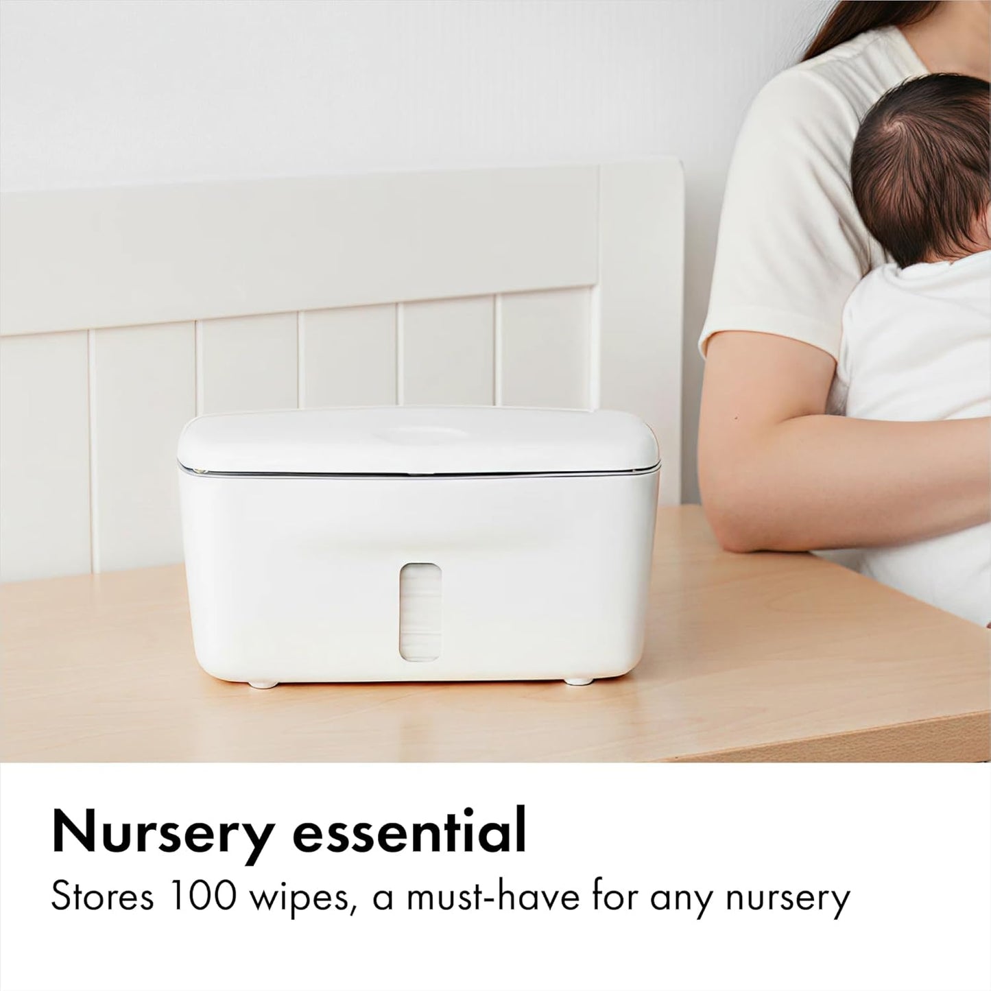 OXO Tot Perfect Pull Wipes Dispenser – Sealed Wipe Container to Keep Wipes Moist and Clean