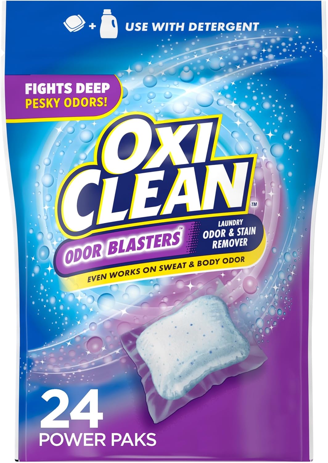 oxygen-based, water-activated formula that lifts dirt and neutralizes odors