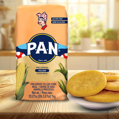 P.A.N. Yellow Corn Meal – Single-Bag Pantry Staple for Uncluttered Gluten-Free Kitchens