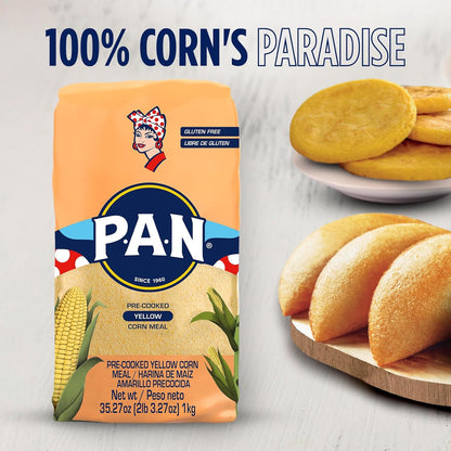 P.A.N. Yellow Corn Meal – Single-Bag Pantry Staple for Uncluttered Gluten-Free Kitchens