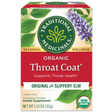 Traditional Medicinals Organic Throat Coat Tea – Bedtime Wind-Down Herbal Remedy for Sore Throat and Voice Recovery