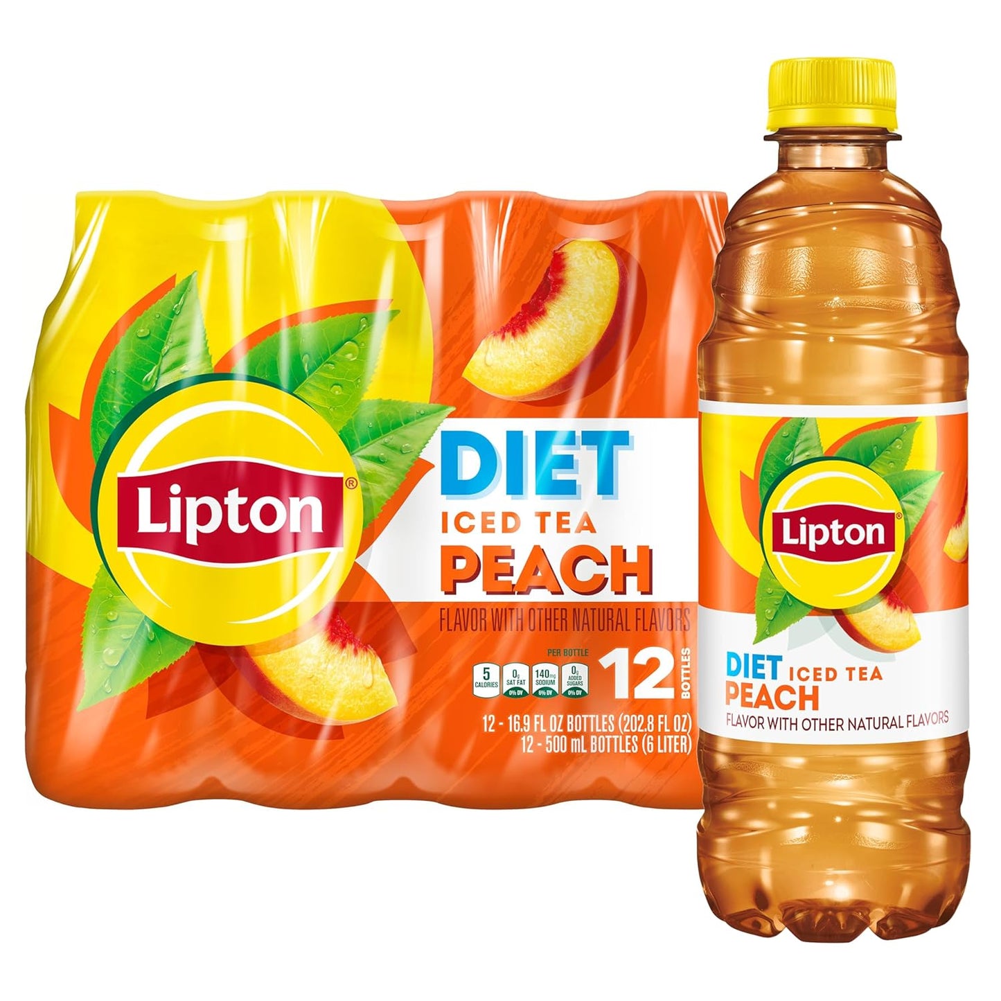 pack of 12 individual 16.9 fl oz bottles totaling 202.8 fl oz