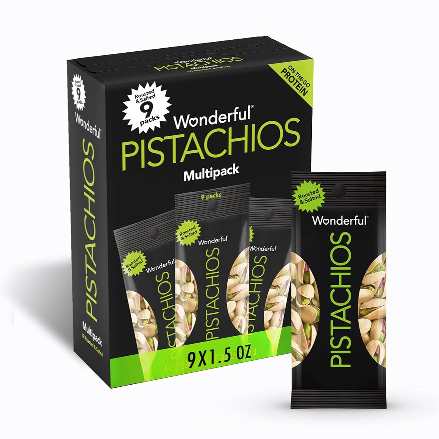 pack of 9 individually wrapped 1.5oz bags for grab-and-go convenience