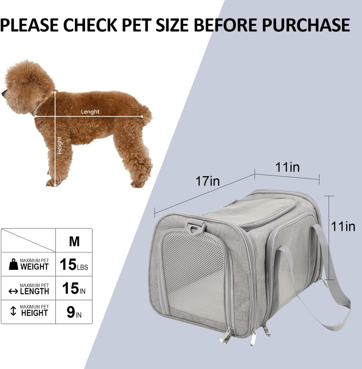padded adjustable shoulder strap plus dual top handles for carrying flexibility