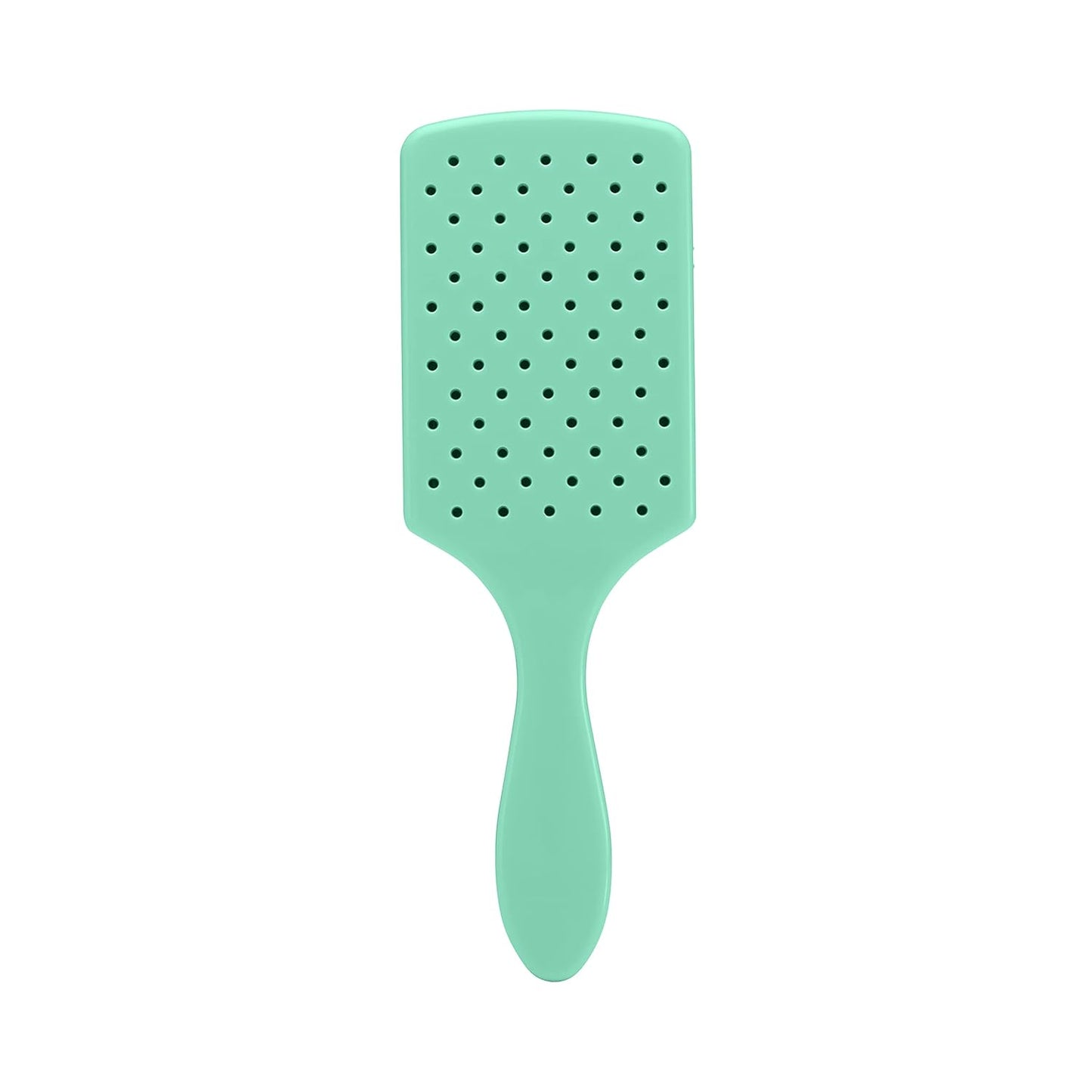 paddle-shaped head optimized for longer, thicker hair lengths