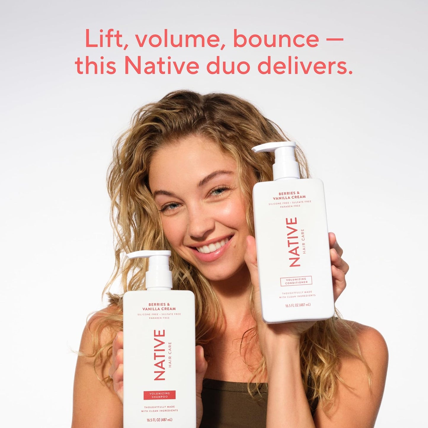pairs with native strengthening conditioner and mask for a complete routine