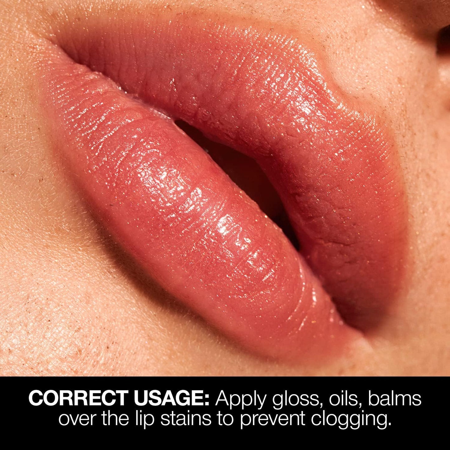 Palladio Lip Stain – Self-Care Beauty Ritual for Relaxing Bath Time, Hydrating Clean Color