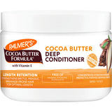 Palmer's Cocoa Butter & Biotin Length Retention Deep Conditioner – Premium Concentrated Hair Mask Crafted for Curl Patterns 1-4C