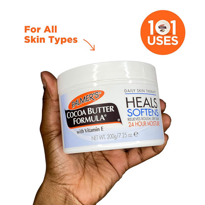 Palmer's Cocoa Butter Daily Solid Therapy – Sting-Free Moisturizer Safe for Cuts, Post-Surgical Incisions, and Delicate Skin