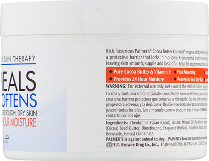 Palmer's Cocoa Butter Daily Solid Therapy – Sting-Free Moisturizer Safe for Cuts, Post-Surgical Incisions, and Delicate Skin
