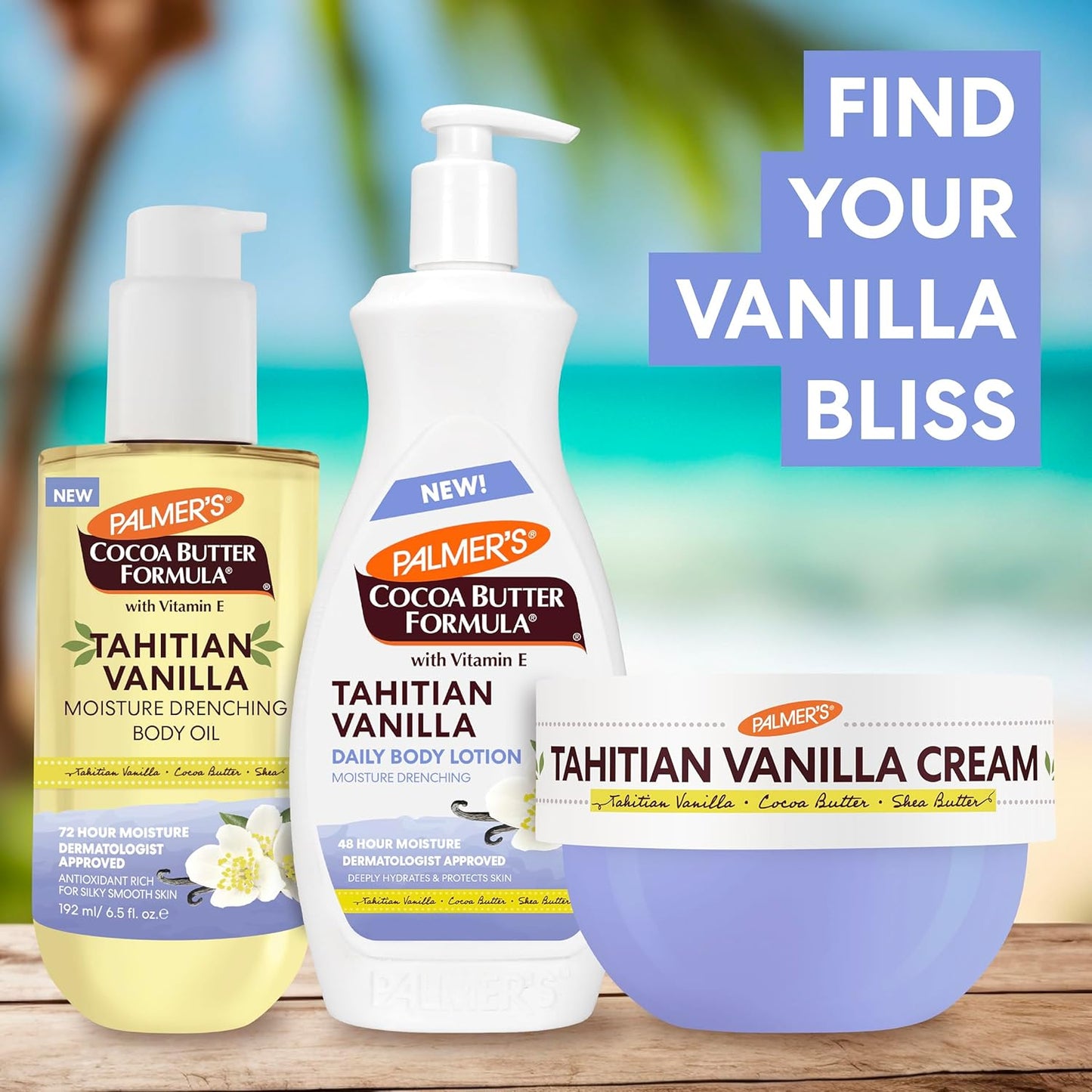 Palmer's Cocoa Butter Formula Body Oil with Tahitian Vanilla – Nightly Self-Care Ritual for Mindful Hydration, 6.5 Oz