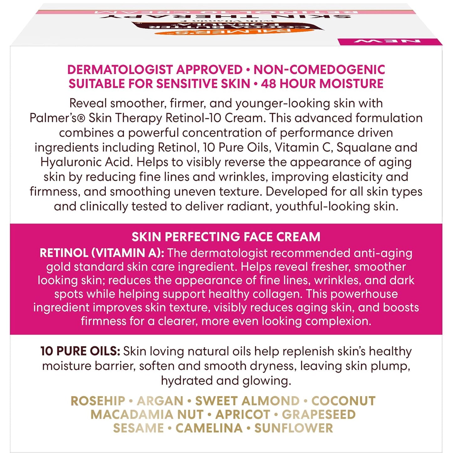 Palmer's Cocoa Butter Formula Face Cream – Simple Anti-Aging Moisturizer for Clean Bathroom Countertop Styling