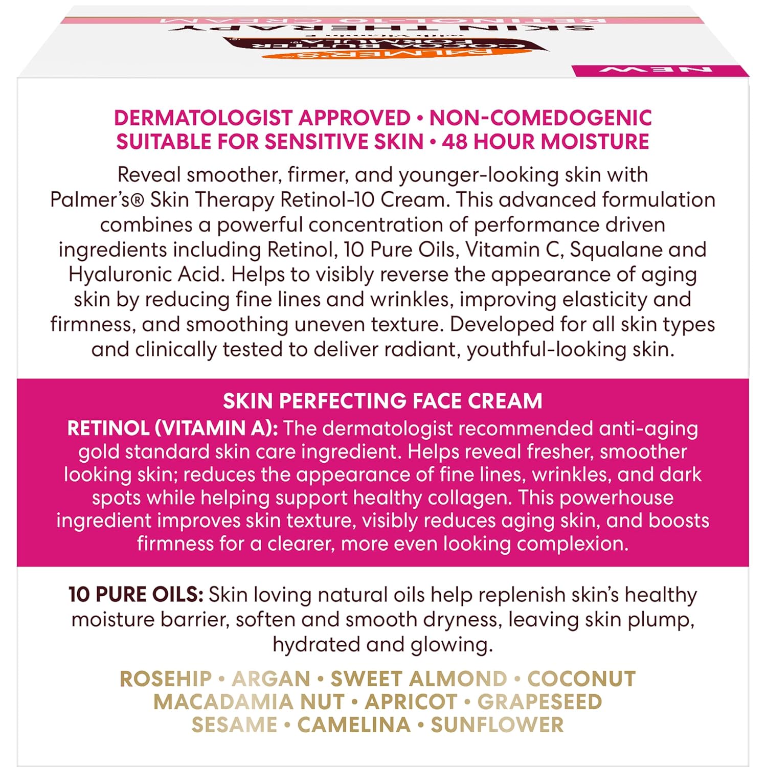 Palmer's Cocoa Butter Formula Face Cream – Simple Anti-Aging Moisturizer for Clean Bathroom Countertop Styling