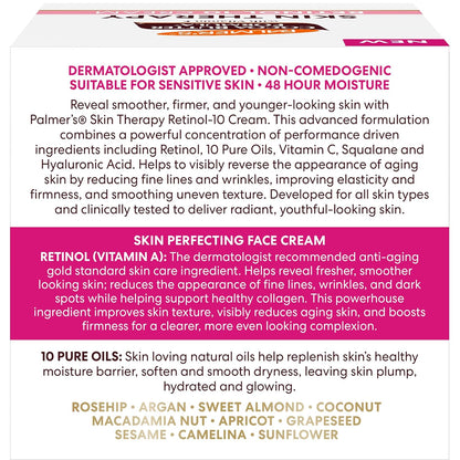 Palmer's Cocoa Butter Formula Face Cream – Simple Anti-Aging Moisturizer for Clean Bathroom Countertop Styling